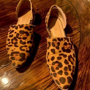Catherine Malandrino Leopard Mules- excellent condition!